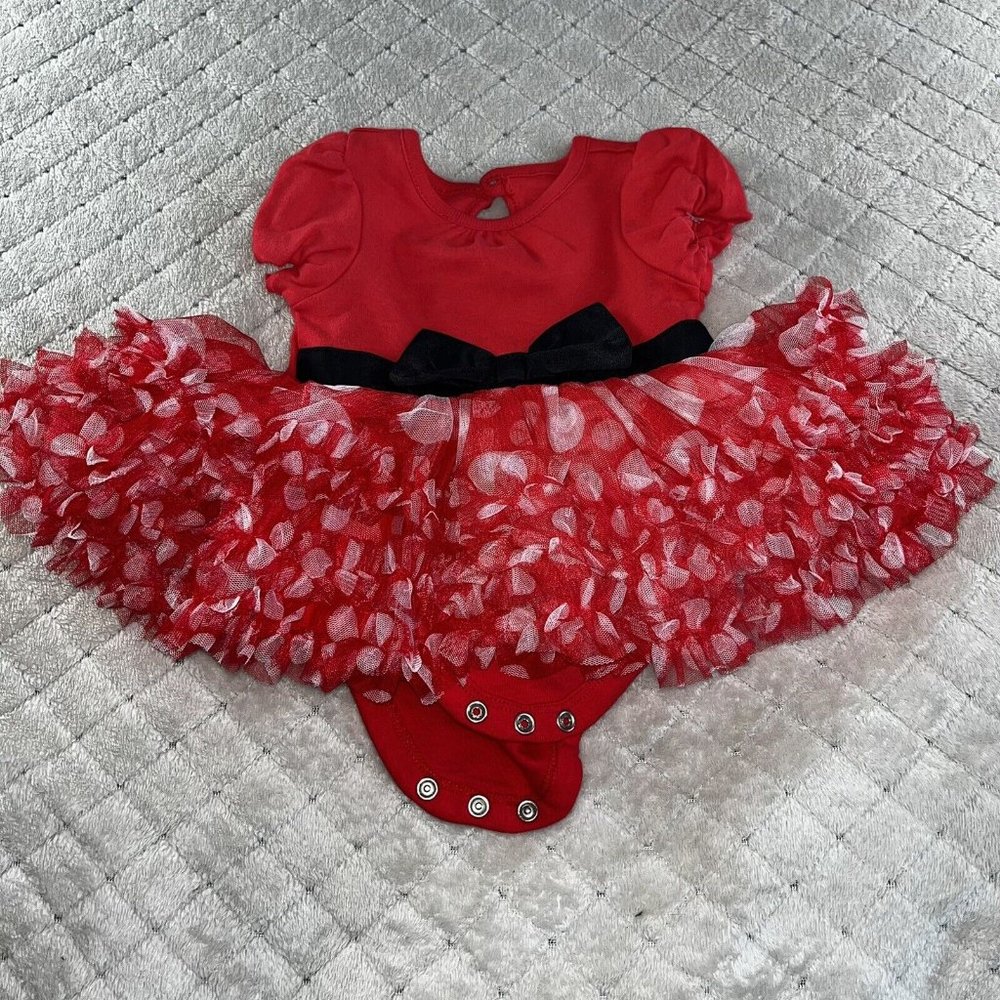 Disney Store Minnie Mouse Costume Bodysuit for Baby Red Size 0–3M
